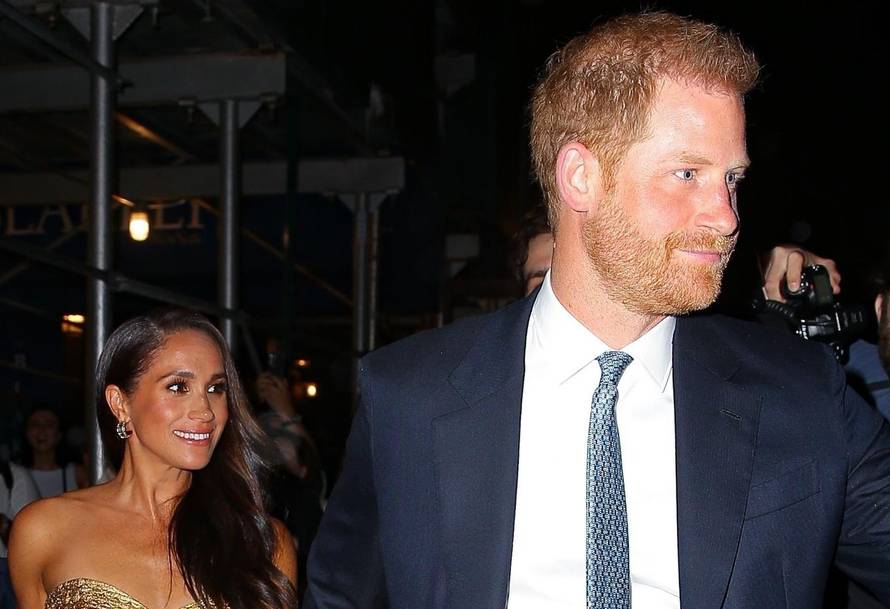 Prince Harry and Meghan Markle depart The Foundation Women of Vision Awards in NYC