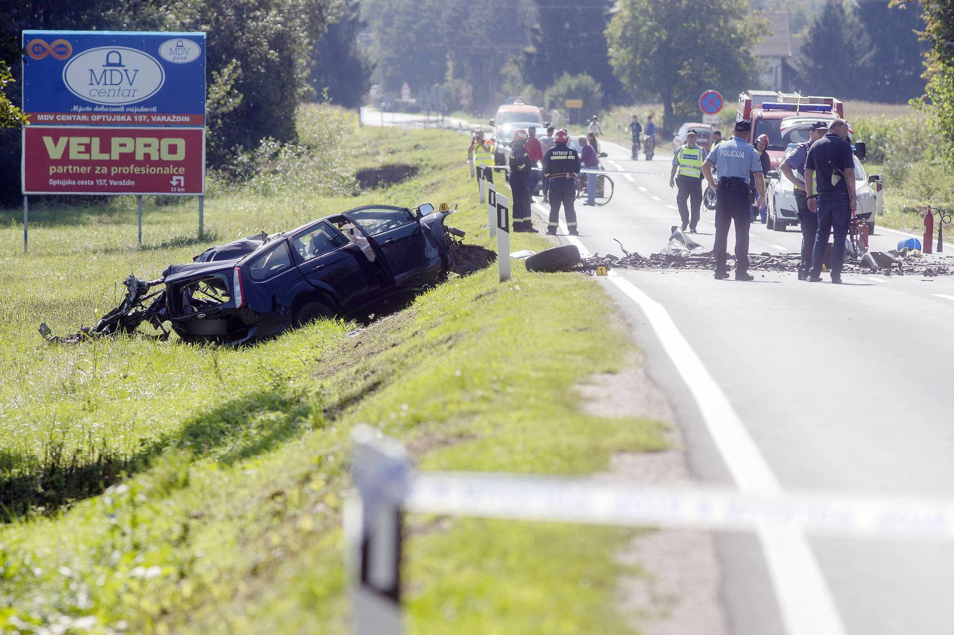 Užas kod Ludbrega: Muškarac poginuo u stravičnom sudaru osobnog automobila i kamiona