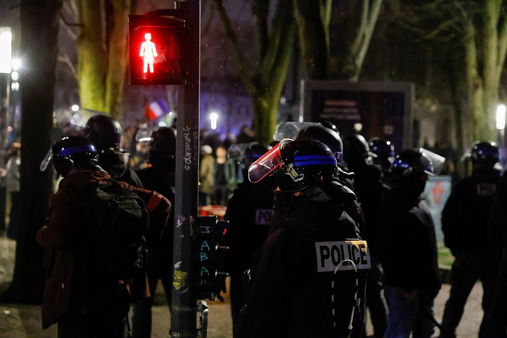 Anti-pension bill protest in Lille