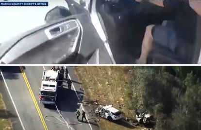 VIDEO Tragična potjera u SAD-u: Ukrala policijski auto i zabila se u kamionet. Poginulo troje ljudi