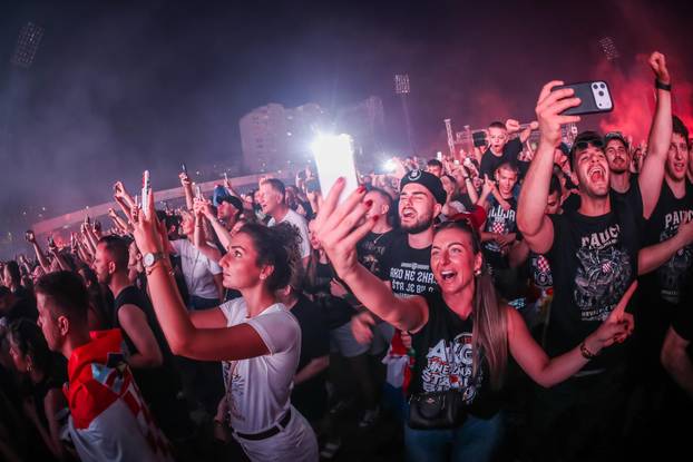 Šibenik: Koncert Marka Perkovića Thomsona na Šibenskom Šubićevcu