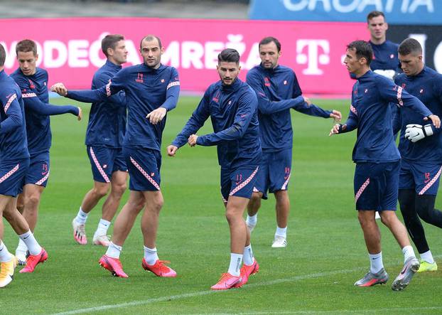 Zagreb: Trening reprezentacije uoči susreta u Ligi nacija s Portugalom i Francuskom