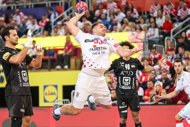 Zagreb: IHF Svjetsko rukometno prvenstvo 2025., Egipat - Hrvatska