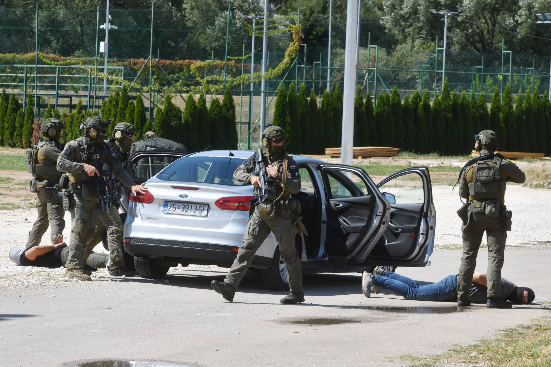 Knin: Pokazna vjezba Hrvatske vojske i policije koja ce biti odrzana sutra na prolavi VRO Oluja