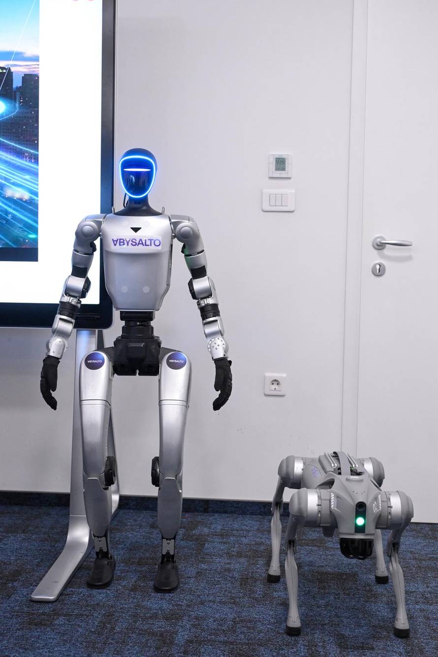Zagreb: Brunch tvrtke Abysalto na kojem je predstavljen humanoidni robot 