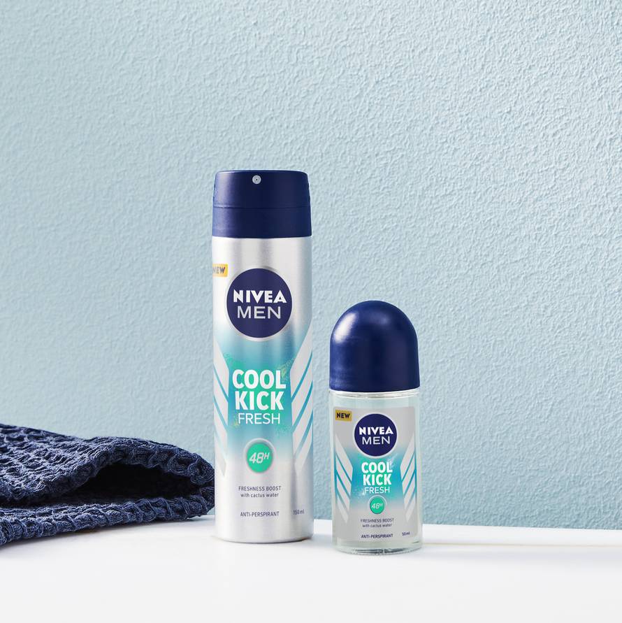 Isprobaj novu dimenziju svježine uz NIVEA MEN Fresh Kick proizvode