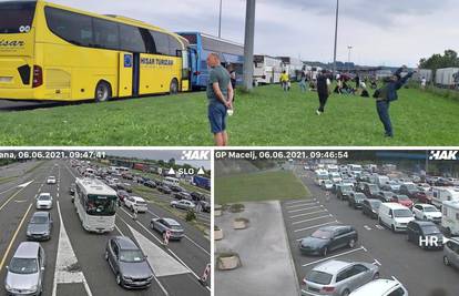 VIDEO Nervoza na granici: 'Dva sata čekamo za ući u Sloveniju, a ispred nas je gomila buseva'