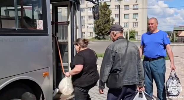 Evacuation is underway from towns in Kursk region