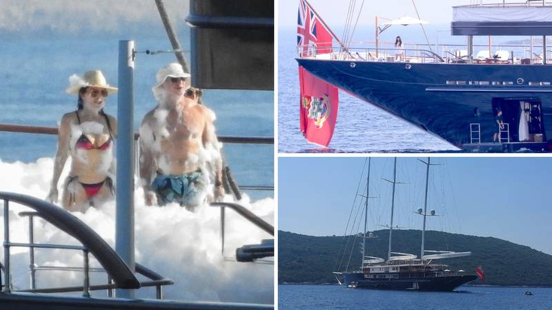 FOTO Bezos obožava Hrvatsku: S golišavom Lauren tulumario kraj Cresa, kupali se na Korčuli