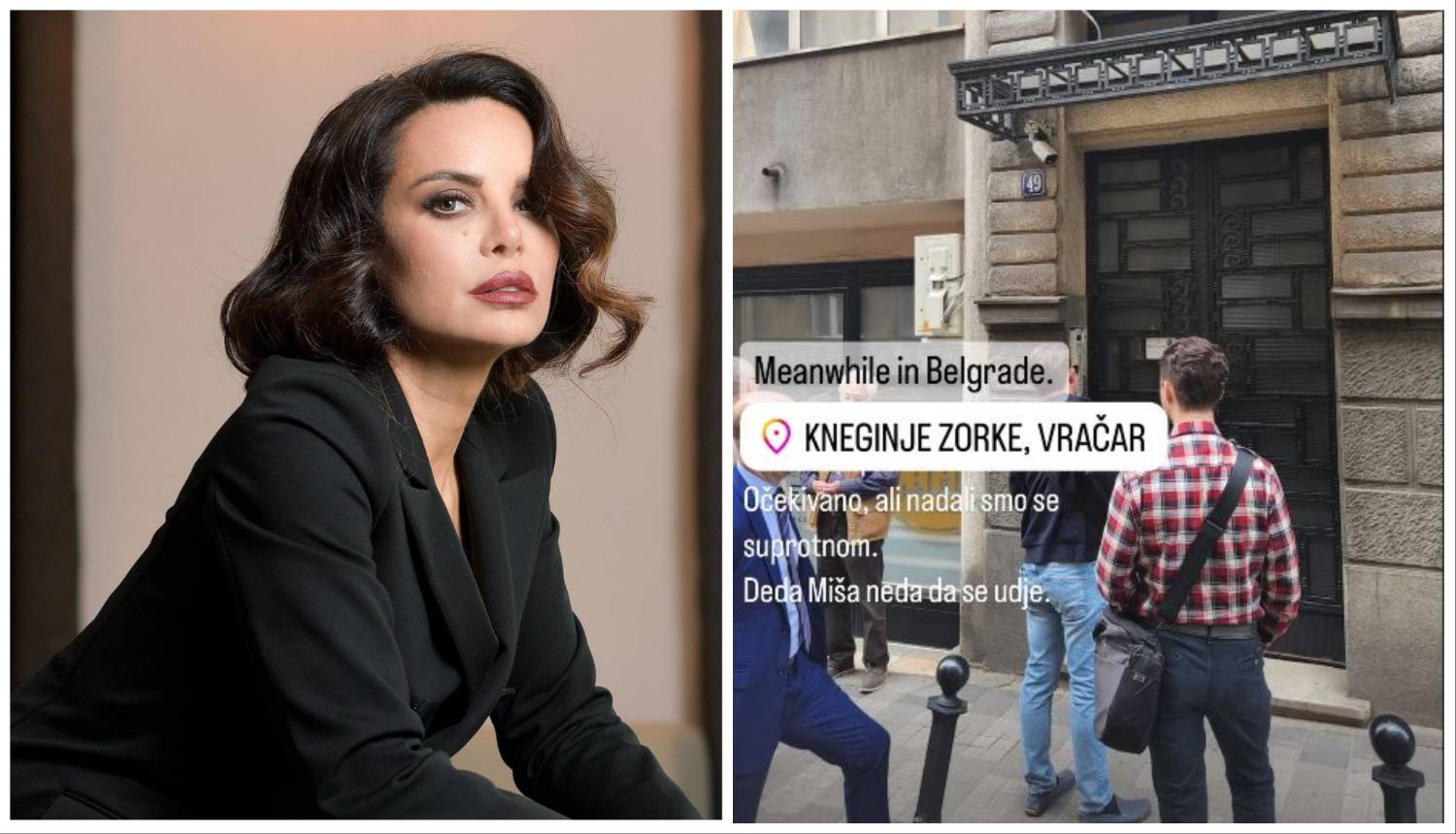 Drama ispred stana u Beogradu! Pišek za 24sata: 'Miša Grof ne da unutra, došli su i odvjetnici'