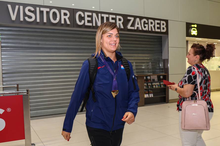 Zlatna Sandra Perković vratila se s Europskog atletskog prvenstva iz Muenchena