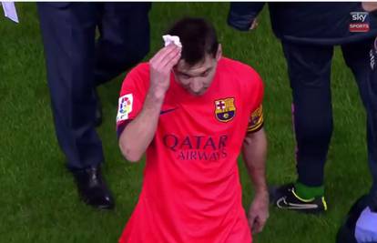 Barca u 94. slomila Valenciju, Messi je dobio bocom u glavu