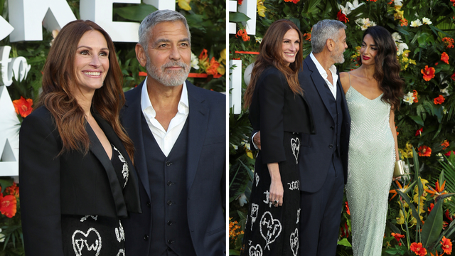 Julia Roberts i George Clooney opet glume zajedno, a Amal sve zadivila u pripijenoj haljini