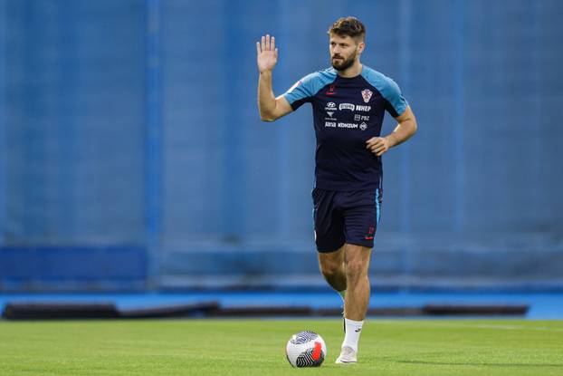 Zagreb: Trening hrvatske nogometne reprezentacije