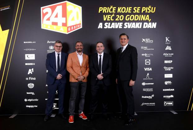 Zagreb: Dolazak uzvanika na proslavu 20. rođendana 24sata