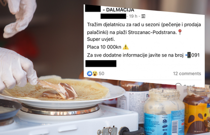 Oglas iz Dalmacije: Traži tko će mu peći i prodavati palačinke na plaži, nudi 'doktorsku' plaću