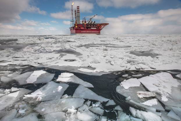 The Prirazlomnaya offshore ice-resistant oil-producing platform