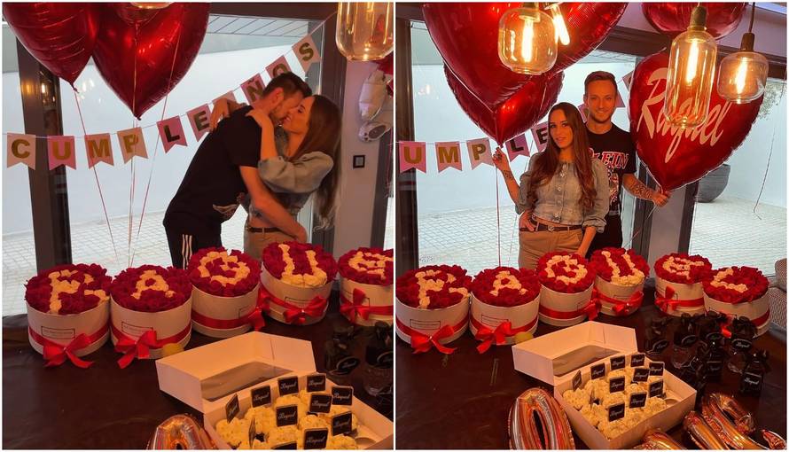 Rakitić priredio Raquel slavlje iz bajke: 'Ljubavi, ponosan sam...'