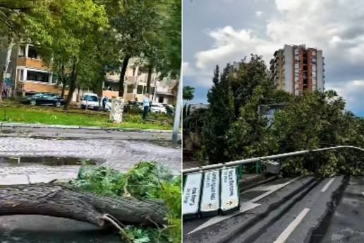 VIDEO Stra&scaron;na oluja poharala je Skoplje. &Ccaron;ak 15 ljudi ozlije&dstrok;eno: 'Ne mo&zcaron;emo zaustaviti prirodu'