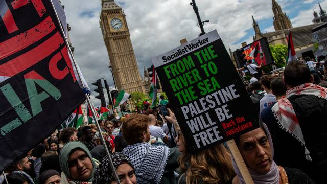 Pro-Palestinian protest in London