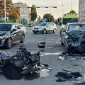 DETALJI U&Zcaron;ASA Umro motociklist iz nesre&cacute;e kod Vjesnika. Uhi&cacute;en voza&ccaron; Audija. Skretao je lijevo