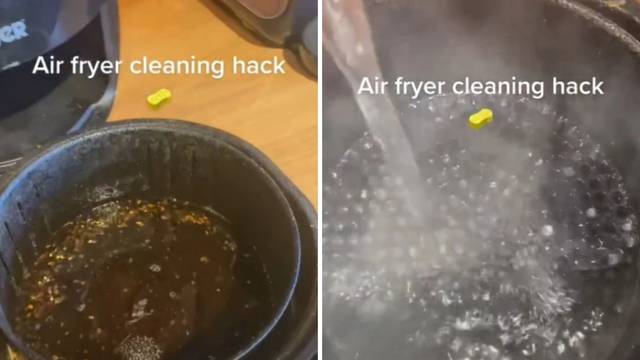 Očistite fritezu na vrući zrak: Za samo par minuta je kao nova