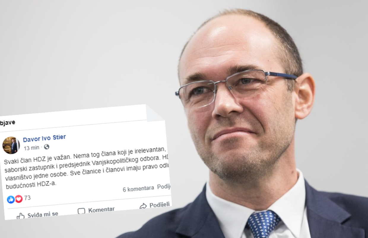 'Svi članovi su nam važni, HDZ nije vlasništvo jednog čovjeka'