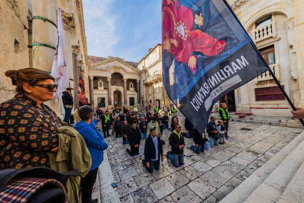Split: Molitelji na Peristilu okupili su se i ove prve subote u mjesecu