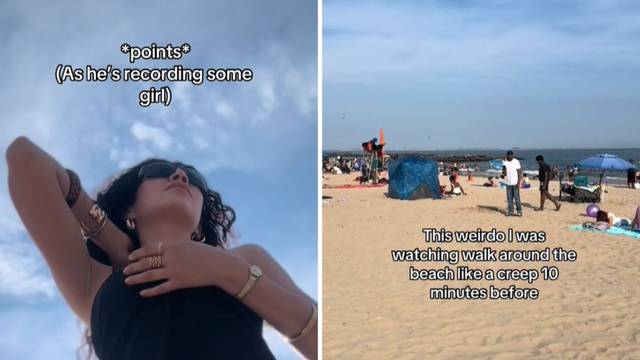 Uhvatila muškarca kako tajno snima njezina stopala na plaži. Njezina reakcija je hit: To, curo!