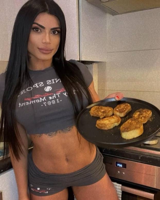 EXCLUSIVE: Fitness influencer with 'perfect body' shows off monthly food shop of 250 eggs and 15 kilos of sweet potatoes