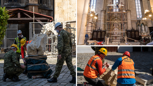 Opasne tornjeve Zagrebačke katedrale rušit će dinamitom