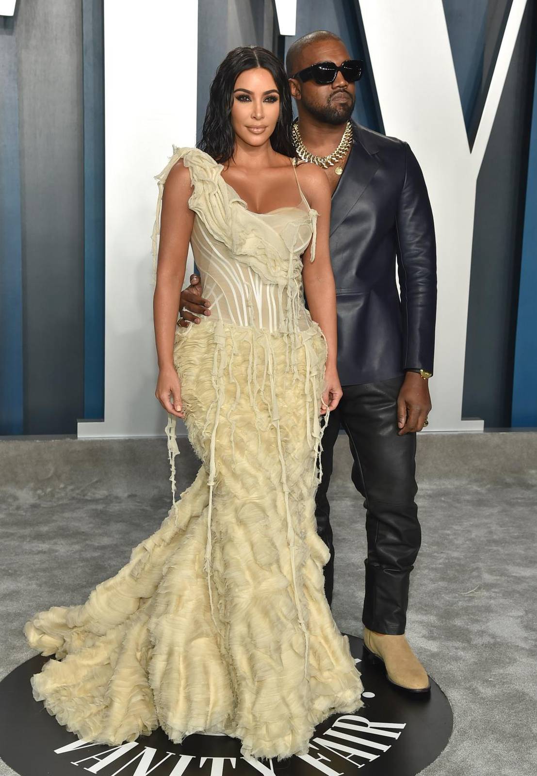 Kanye West and Kim Kardashian File Photo