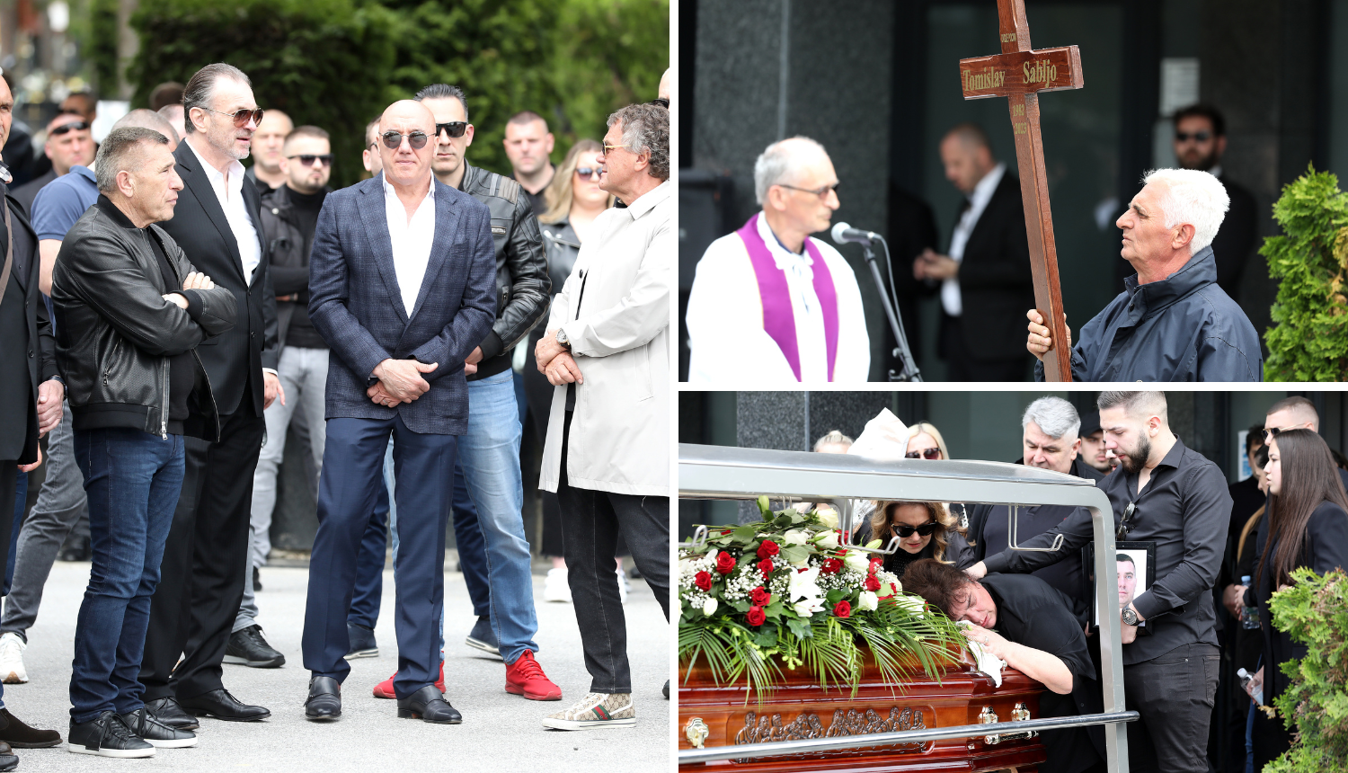 Tomislava Sablju ispratili su obitelj, kumovi i suradnici koji su često punili novinske stupce