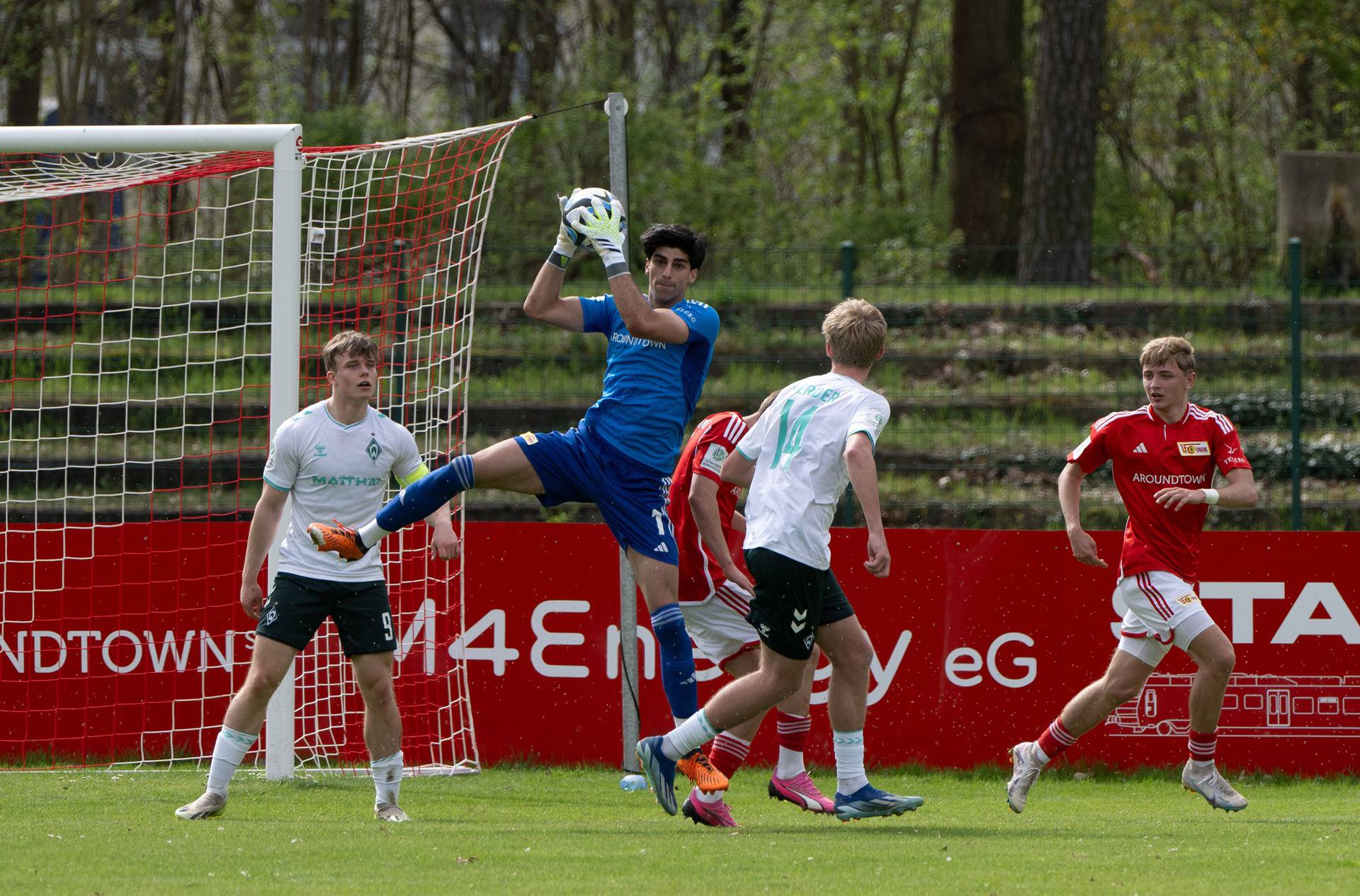 Fussball, U 19, Saison 2023/24, A-Junioren Bundesliga, Staffel Nord / Nordost (21. Spieltag), 1. FC Union Berlin - SV We