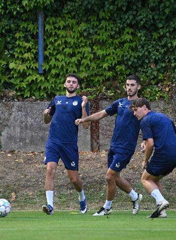 Zagreb: Trening nogometa&scaron;a Dinama uo&ccaron;i utakmice protiv Vikinga