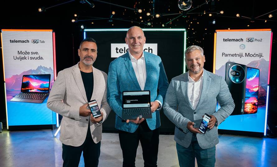 Telemach predstavio svoj prvi 5G tablet i još pametniji 5G telefon s AI značajkama