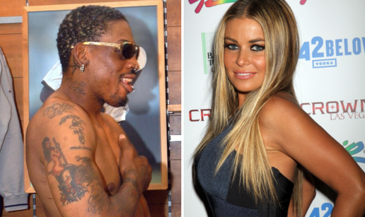 Carmen Electra i Rodman: Noć strasti nasred parketa Bullsa