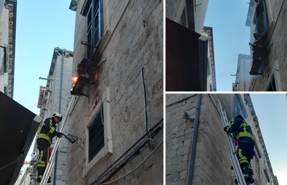 U povijesnoj jezgri Dubrovnika buknuo požar na objektu