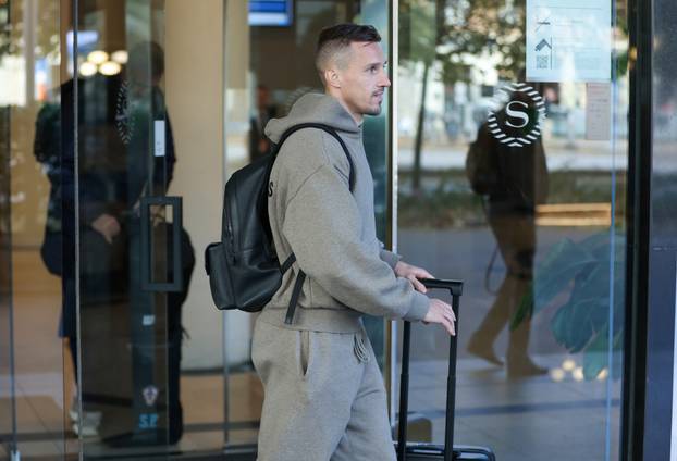 Zagreb: Okupljanje hrvatske nogometne reprezentacije