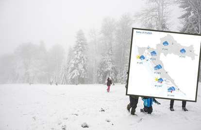 U petak nam stiže snijeg!