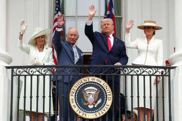 Britain's King Charles and Queen Camilla in the United States for state visit