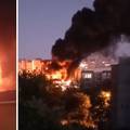 Vojni avion zabio se u stambenu zgradu na zapadu Rusije, izbio veliki požar: 'Zapalio se motor'