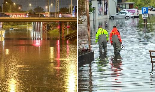 Nakon stra&scaron;ne oluje u Zagrebu i dalje zatvorena &Scaron;korpikova, u Metkovi&cacute;u palo 130 litara ki&scaron;e