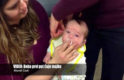 Preslatka reakcija: Beba koja prvi put čuje glas svoje majke