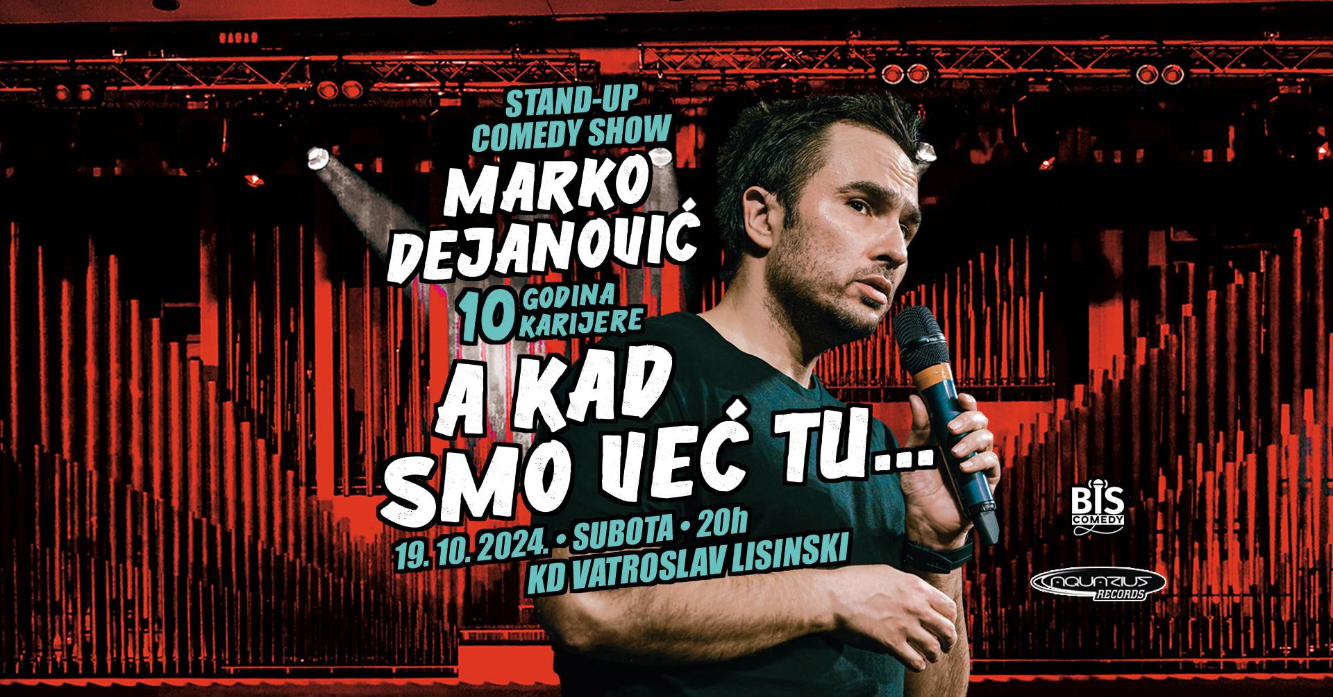 Stand-up komičar proslavit će 10 godina karijere u Lisinskom: 'To je bio hobi, a onda opsesija'