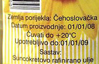 U BiH prodaju ulje iz 2008. i to iz nepostojeće zemlje!