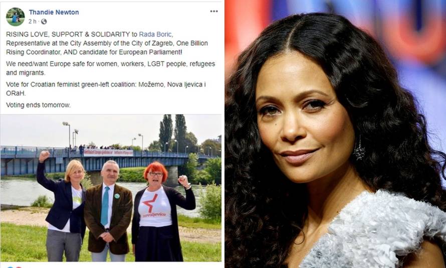 Prvo Pamela, a sad i Thandie: Glumice uz hrvatske političare