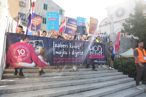 Prvi put u Šibeniku održan Hod za život