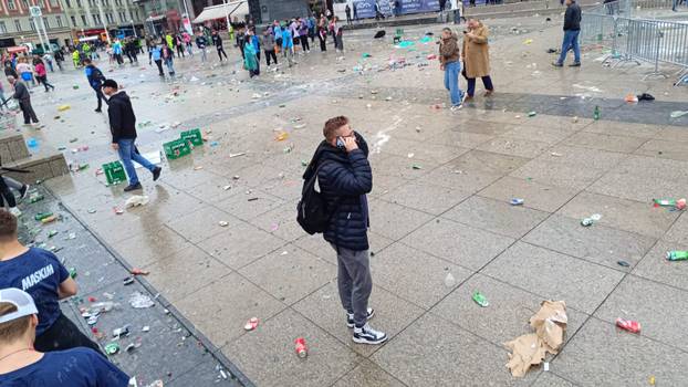 FOTO Ovo je Trg u Zagrebu nakon što su otišli maturanti