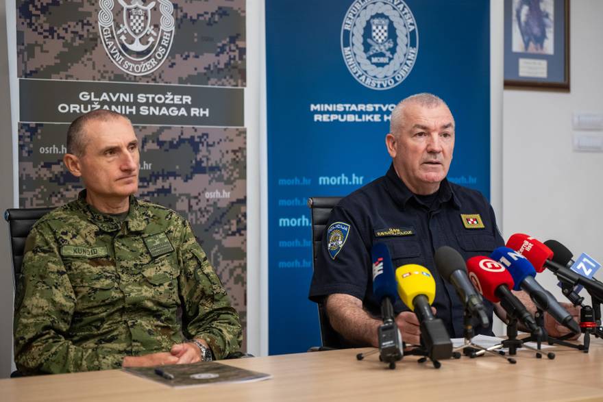 Zagreb: Konferencija za medije povodom svečanog vojnog mimohoda Hrvatske vojske